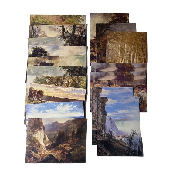 Note Card Blank Nature Scenery Veterans Foreign Affairs VFW 1990 Law Enforcemen - Picture 2 of 11